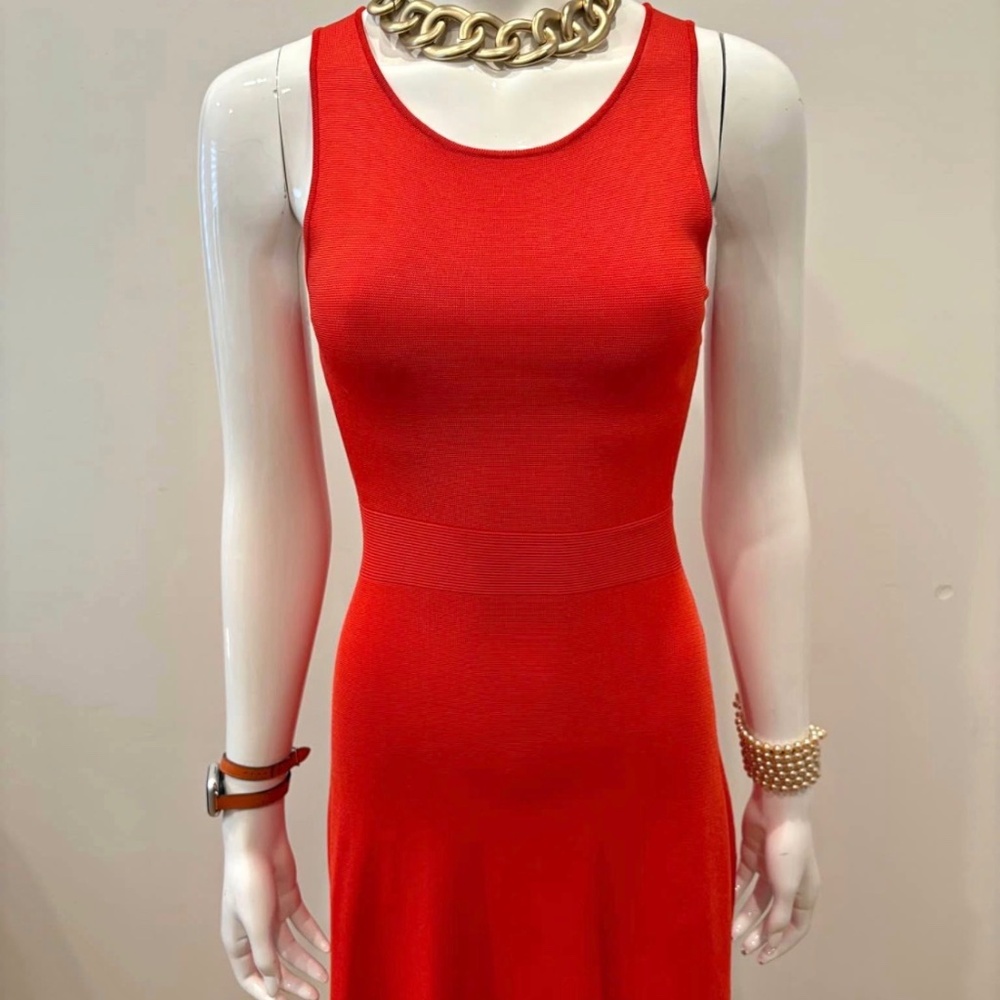 Sandro - Elegant Red Dress Cocktail Formal Wear